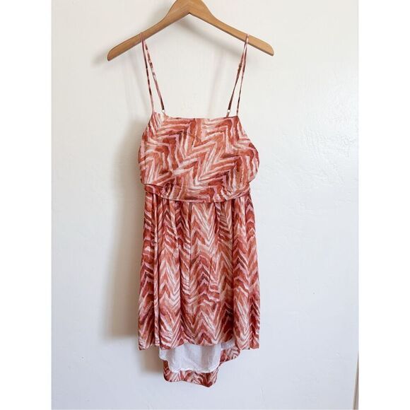 Showpo Amalie the label tie back babydoll mini dress in tonal zebra size 10 - Picture 2 of 8